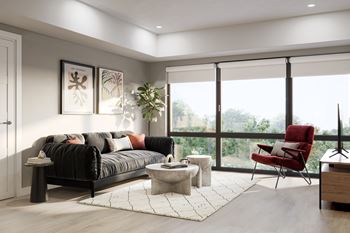 The Hendrey-Living Room Rendering